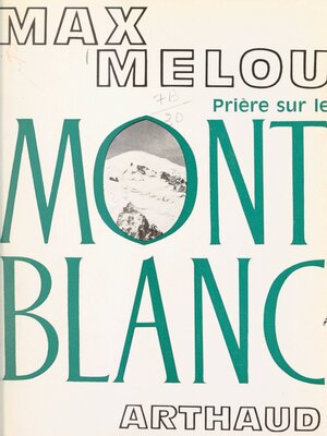 cover image of Prière sur le Mont Blanc